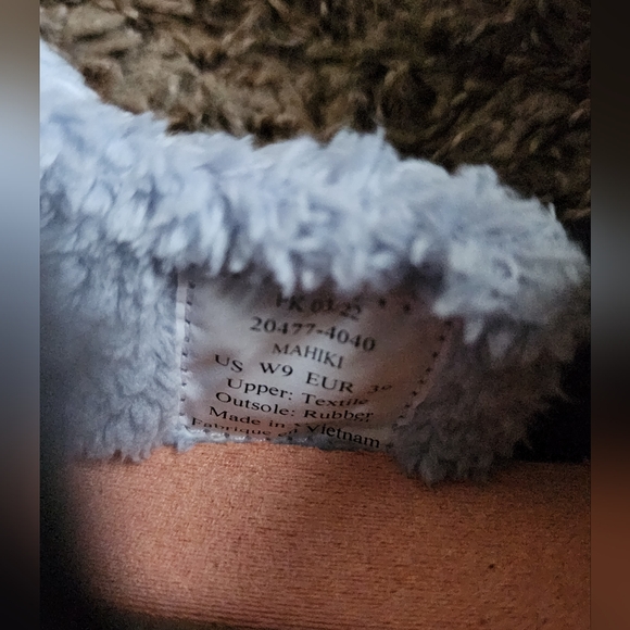 NWT Olukai Mahiki Black Sherpa Lined Slipper Women's 9 - Picture 4 of 7